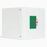 Algeria flag 3 ring binder