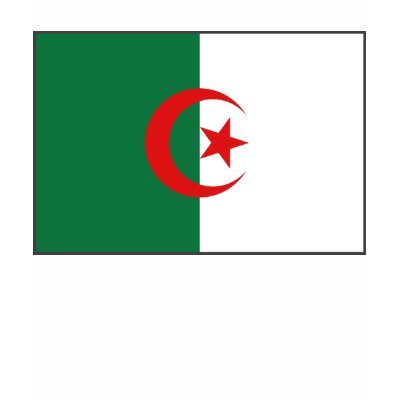Algeria Flag and Map T-Shirt