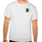 Algeria Flag and Map Basic T-Shirt