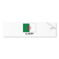 Algeria Flag bumper stickers
