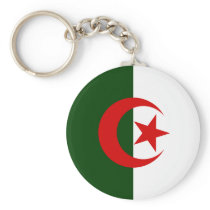 Algeria Flag Keychain