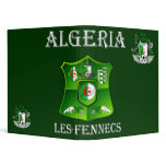 Algeria flag Les Fennecs Soccer Football shield Binders