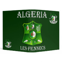 Algeria flag Les Fennecs Soccer Football shield binders by LesFennecs Algeria flag Les Fennecs Soccer Football shield binders