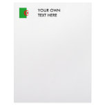 Algeria Flag Custom Letterhead