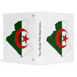 Algeria Flag Map full size Vinyl Binders