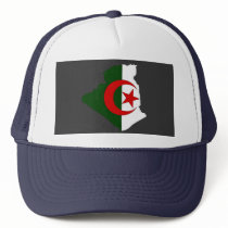 Algeria flag map hats by FlagStore Algeria flag map hats