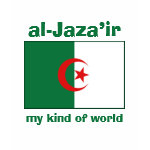 Algeria Flag Map Text Ladies Baby Doll
