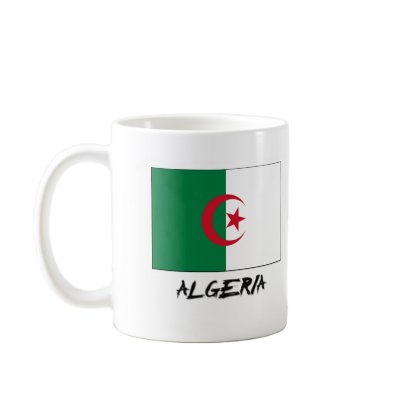 Algeria Flag Coffee Mugs by flagshirt