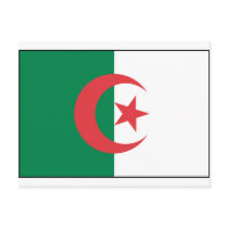 Algeria Flag postcards