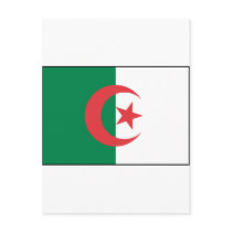 Algeria Flag postcards