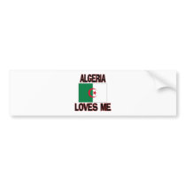 Algeria Loves Me bumper stickers