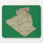 Algeria Map Mousepad