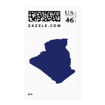 Algeria Map postage