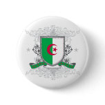 Algeria Shield Pinback Buttons