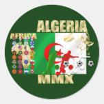 Algeria Soccer Football MMX Africa 2010 gifts Stickers