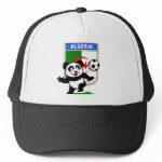 This adorable little panda is too cute! He's featured in front of a large flag from Algeria and ready to play football and score some goals. This cute design is perfect for football players and soccer fans! You can totally customize this gift! Change the color, move the design around, add your own text or images -- make it your own!