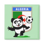 This adorable little panda is too cute! He's featured in front of a large flag from Algeria and ready to play football and score some goals. This cute design is perfect for football players and soccer fans! You can totally customize this gift! Change the color, move the design around, add your own text or images -- make it your own!