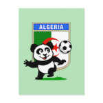 This adorable little panda is too cute! He's featured in front of a large flag from Algeria and ready to play football and score some goals. This cute design is perfect for football players and soccer fans! You can totally customize this gift! Change the color, move the design around, add your own text or images -- make it your own!