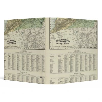 Algeria, Tunis, and Morocco 3 Ring Binder by davidrumsey