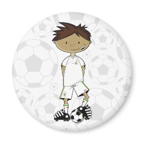 Algeria World Cup Soccer Boy Magnet magnet