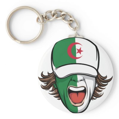 Algerian Sports Fan Key Chain by crum6178