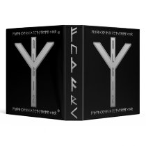 Algiz Rune grey binders