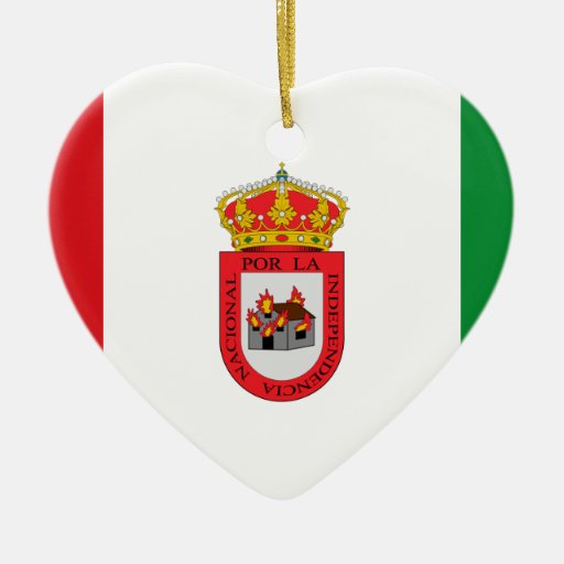 Algodonales Spain, Spain flag Christmas Tree Ornament