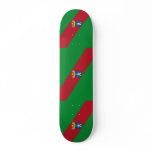 Alhama De Granada, Spain flag Custom Skate Board