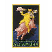 Alhambra Ham Flying Pig Ad t-shirts by vintagegiftmall Alhambra Ham Flying Pig Ad t-shirts