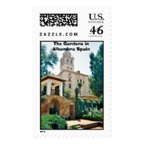 Alhambra in Spain, The Gardens in Alhambra Spain postage by Jennylim9988 Alhambra in Spain, The Gardens in Alhambra Spain postage