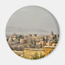 Alhambra Palace, Granada, Spain Refrigerator Magnets