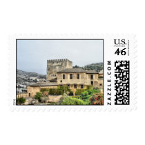 Alhambra Palace, Granada, Spain postage by Squealia Alhambra Palace, Granada, Spain postage