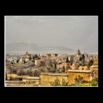 Alhambra Palace, Granada, Spain postcards