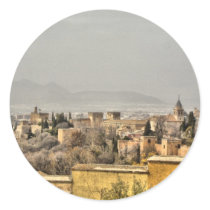 Alhambra Palace, Granada, Spain stickers by Squealia Alhambra Palace, Granada, Spain stickers