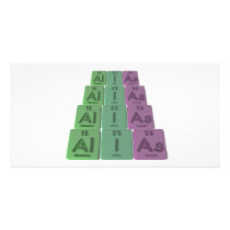Alias-Al-I-As-Aluminium-Iodine-Arsenic Photo Card