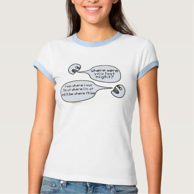 Alibi - I Was Where I Was T Shirt by MBS_International