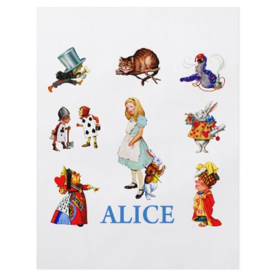 ALICE AND FRIENDS FLYER by cowboylove