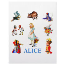 ALICE AND FRIENDS PERSONALIZED LETTERHEAD