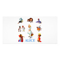 ALICE AND FRIENDS PHOTO GREETING CARD