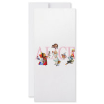 ALICE AND FRIENDS CUSTOM RACK CARDS
