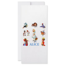 ALICE AND FRIENDS CUSTOM RACK CARD