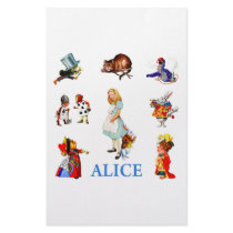 ALICE AND FRIENDS STATIONERY DESIGN