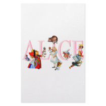ALICE AND FRIENDS STATIONERY DESIGN