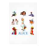 ALICE AND FRIENDS STATIONERY DESIGN
