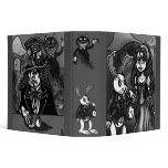 Alice and Hatter Large Binder