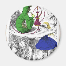 Alice and the Caterpillar Fridge Magnet