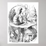 Alice and the Caterpillar Print