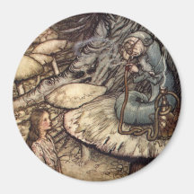 Alice and the Caterpillar Refrigerator Magnets