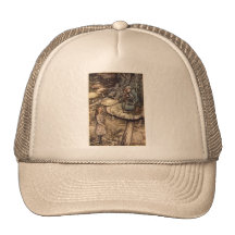 Alice and the Caterpillar Trucker Hat