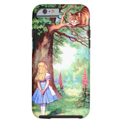 Alice and The Cheshire Cat in Wonderland Tough iPhone 6 Case